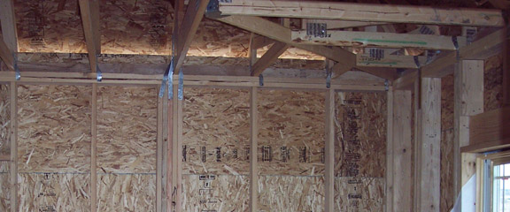 Study Wall During Construction